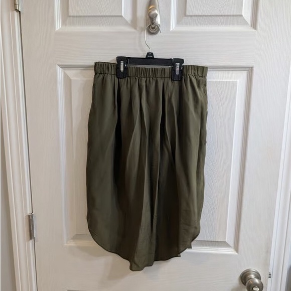 Olive Green Women's Skirt - Picture 3 of 4